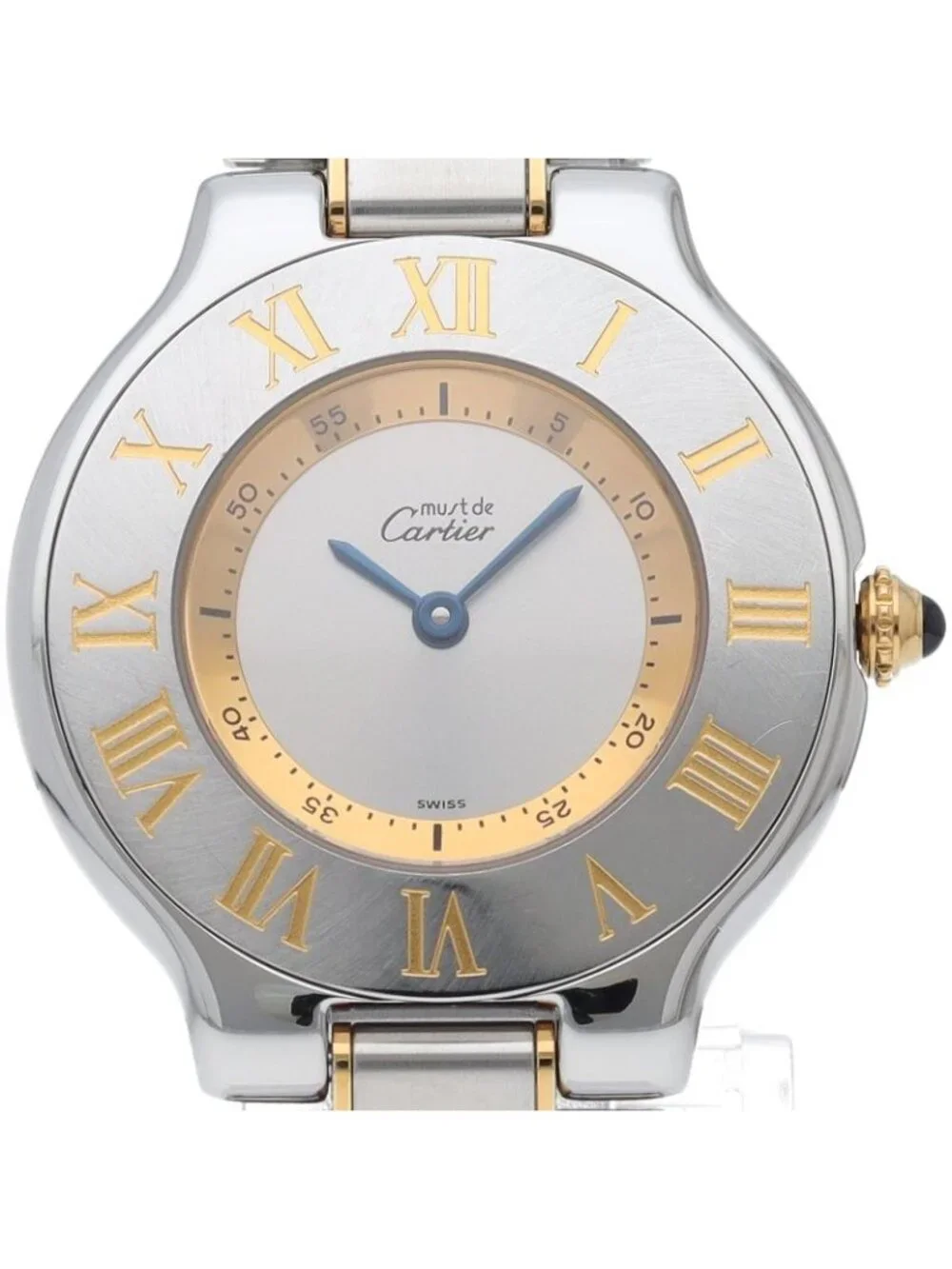 Cartier Must 21 LM Watch SS Silver Polished